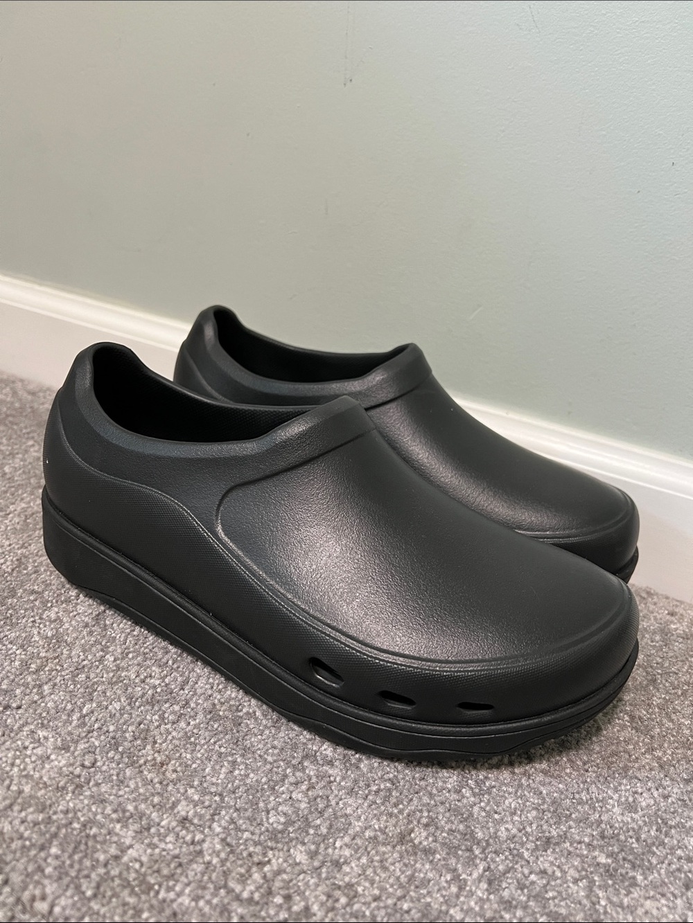 FitFlop WORK+ High Performance Professional EVA Clogs Size 9 Black